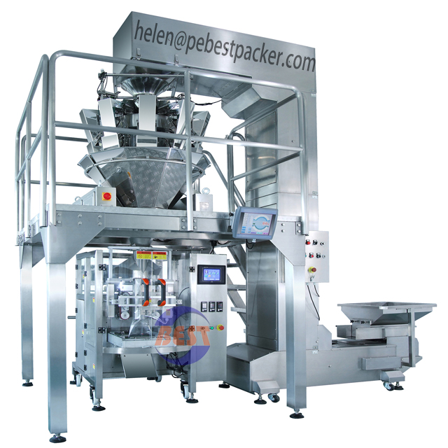 V620.1 Automatic Dry Food packaging machine Vertical Bagger For Ready to eat chopped vegetables 