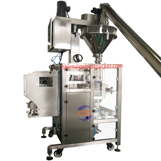 VFFS machine with Webb Automation Powder filler for Rock Salt Brown Sugar Pepper Packing Machine