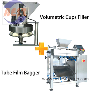 Cereals Breakfast Bagging machine with PE Polyolefin Shrink Film Rolls